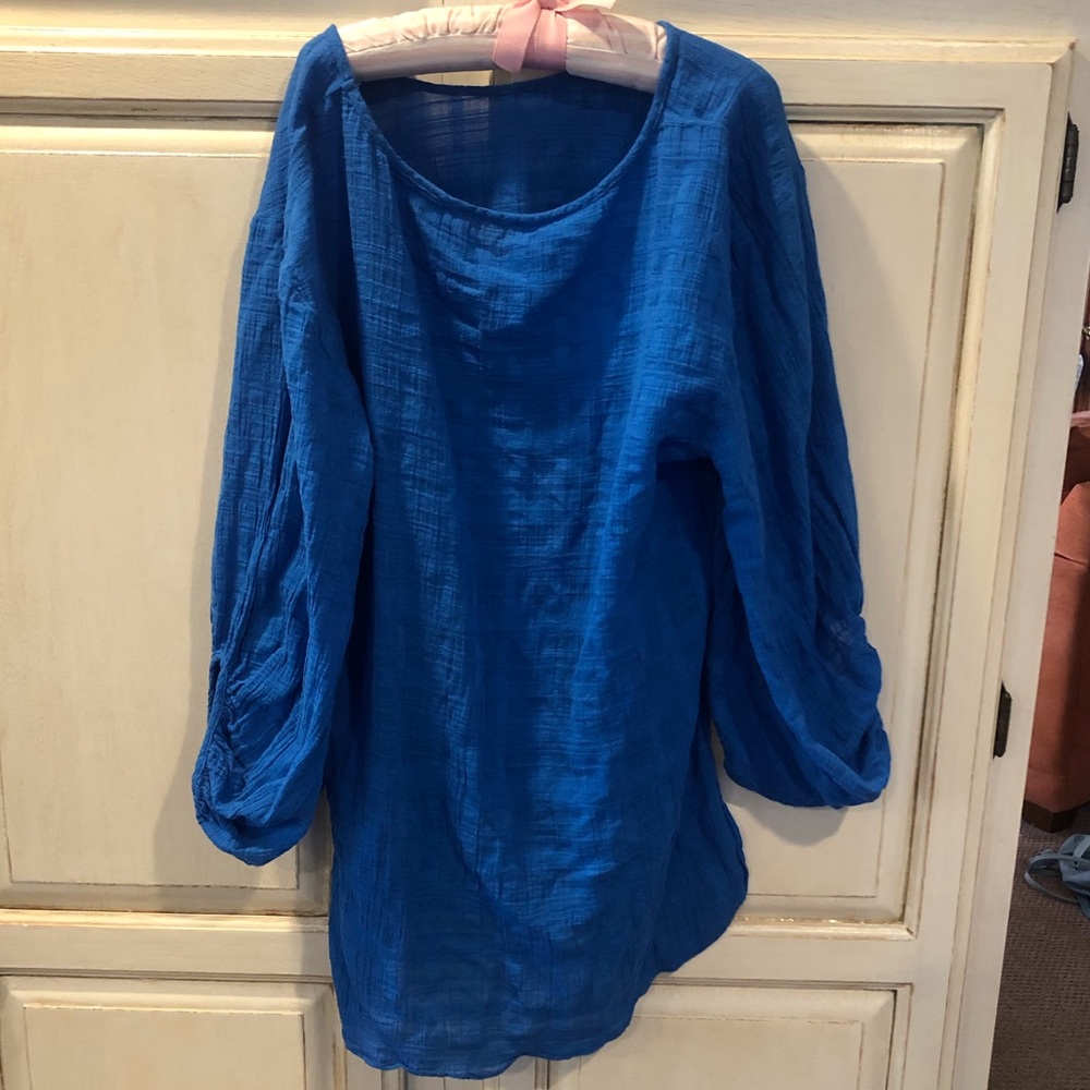 Laundry blue blouse